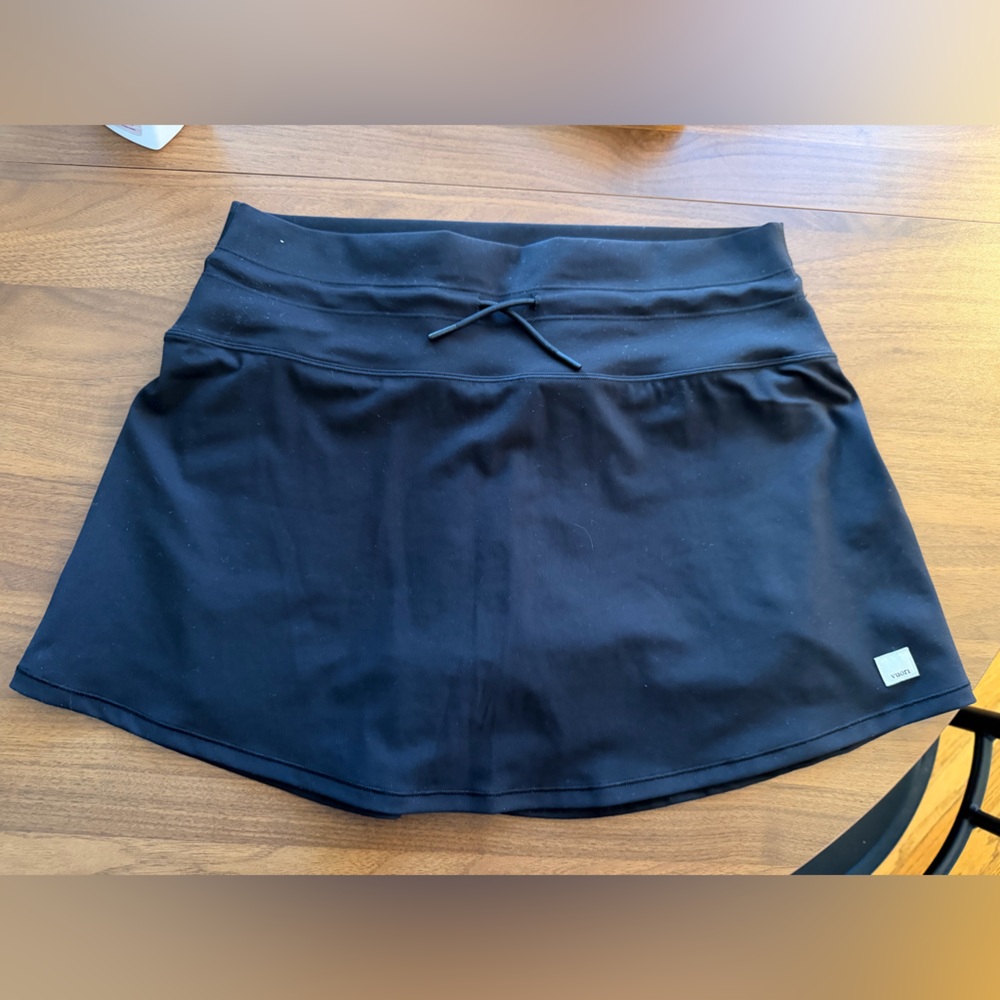 Vuori Black Mini Skirt